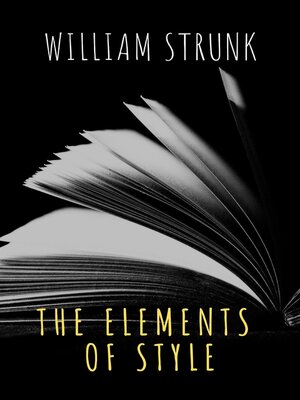 cover image of The Elements of Style ( )